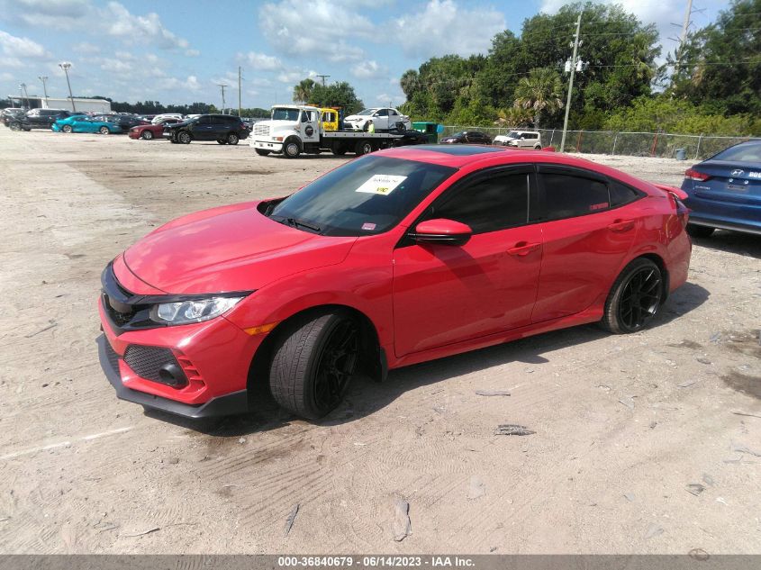 2019 HONDA CIVIC SI SEDAN - 2HGFC1E54KH701300