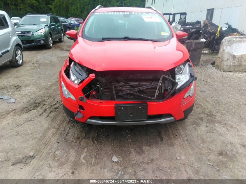 2019 FORD ECOSPORT TITANIUM - MAJ6S3KL1KC260413