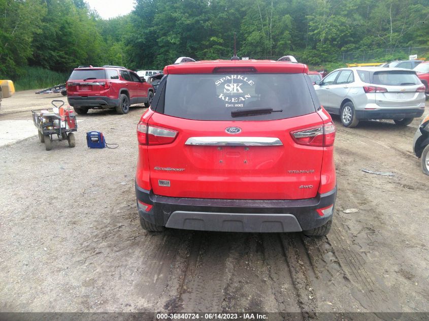 2019 FORD ECOSPORT TITANIUM - MAJ6S3KL1KC260413