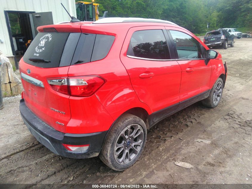 2019 FORD ECOSPORT TITANIUM - MAJ6S3KL1KC260413