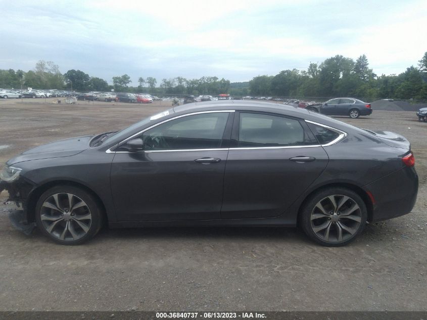 2015 CHRYSLER 200 C - 1C3CCCEG5FN665018