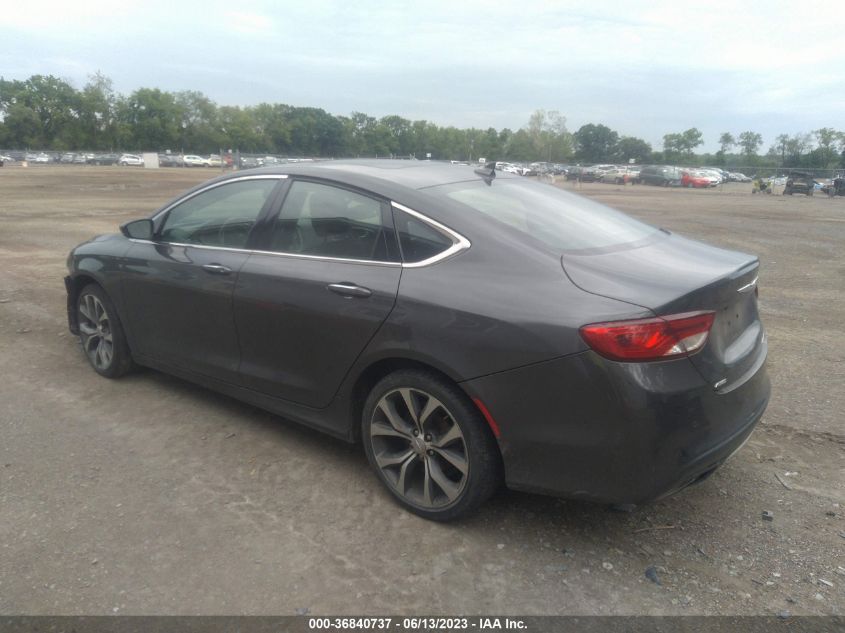 2015 CHRYSLER 200 C - 1C3CCCEG5FN665018