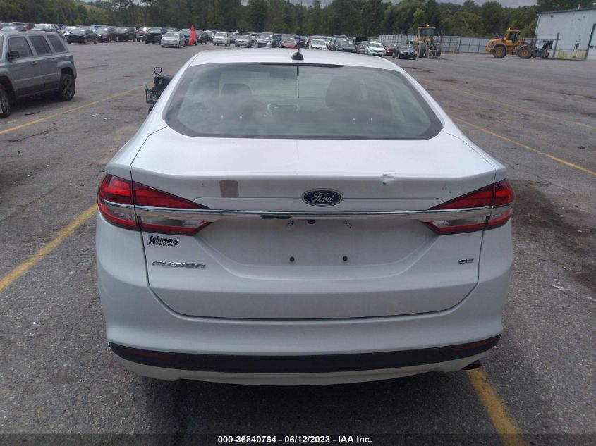 2018 FORD FUSION SE - 3FA6P0H73JR227228