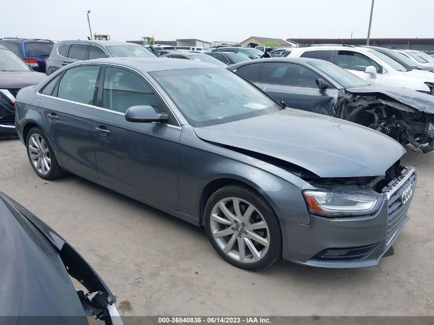 2013 AUDI A4 PREMIUM PLUS - WAUFFAFL9DN036369