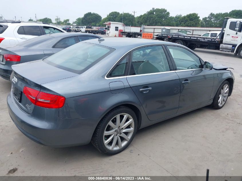 2013 AUDI A4 PREMIUM PLUS - WAUFFAFL9DN036369