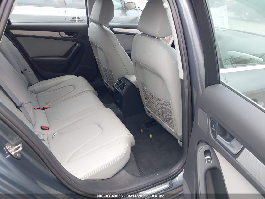 2013 AUDI A4 PREMIUM PLUS - WAUFFAFL9DN036369
