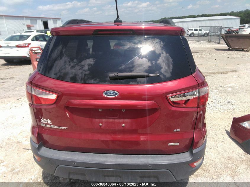 2018 FORD ECOSPORT SE - MAJ3P1TE0JC212229