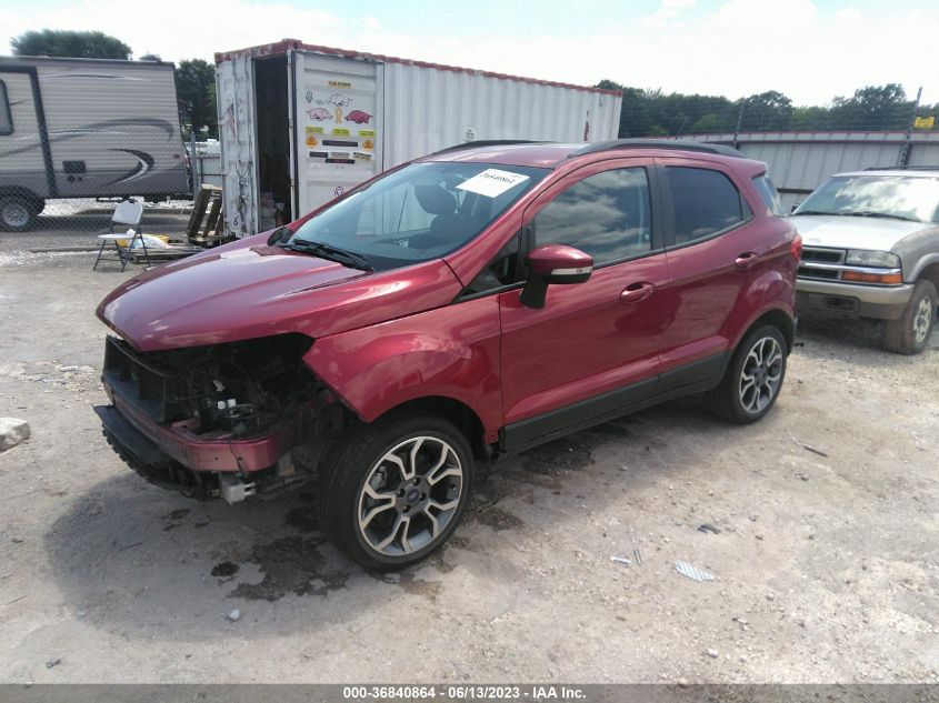 2018 FORD ECOSPORT SE - MAJ3P1TE0JC212229