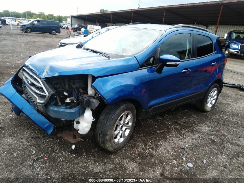 VIN MAJ6S3GLXMC409896 2021 FORD ECOSPORT SE