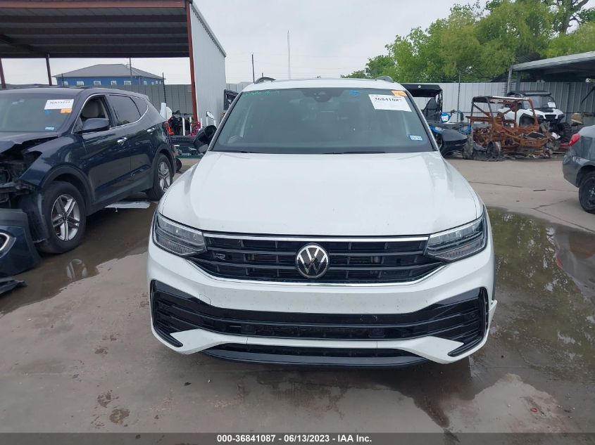 2022 VOLKSWAGEN TIGUAN SE R-LINE BLACK - 3VVCB7AX5NM077870