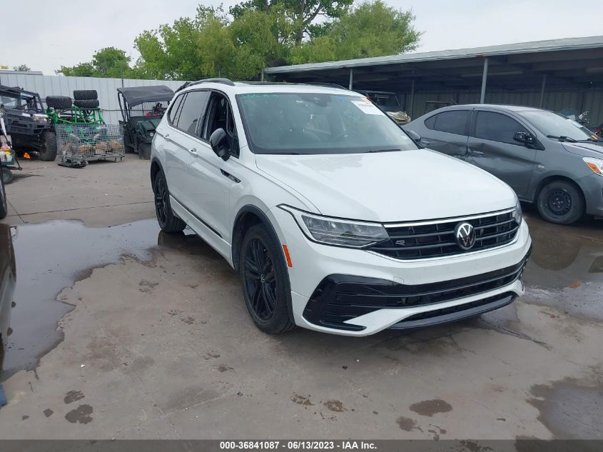 2022 VOLKSWAGEN TIGUAN SE R-LINE BLACK - 3VVCB7AX5NM077870