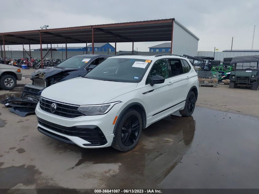 2022 VOLKSWAGEN TIGUAN SE R-LINE BLACK - 3VVCB7AX5NM077870