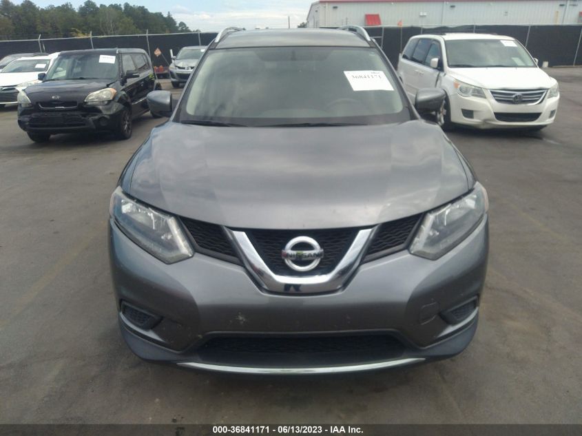 2016 NISSAN ROGUE SV - JN8AT2MTXGW010302