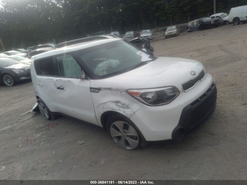 2016 KIA SOUL BASE - KNDJN2A27G7283922