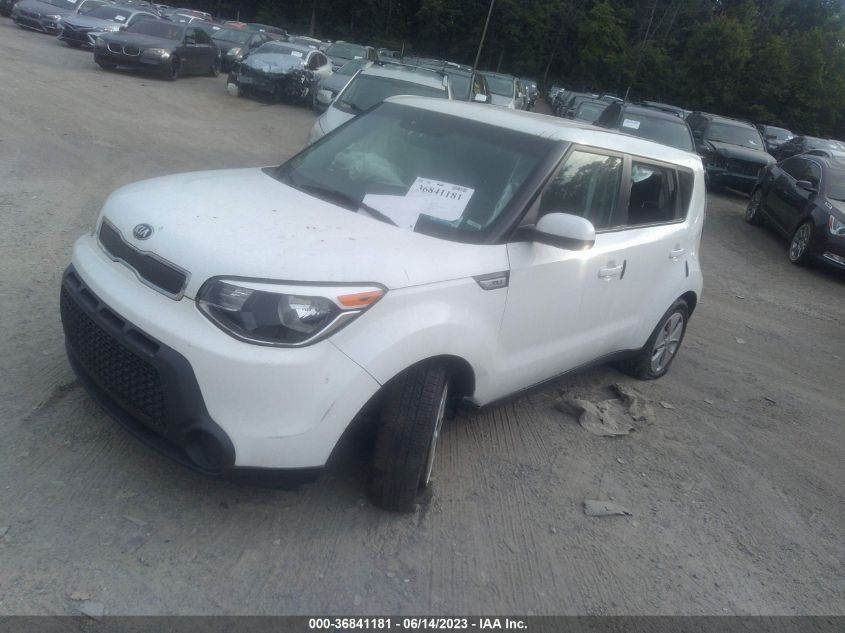 2016 KIA SOUL BASE - KNDJN2A27G7283922