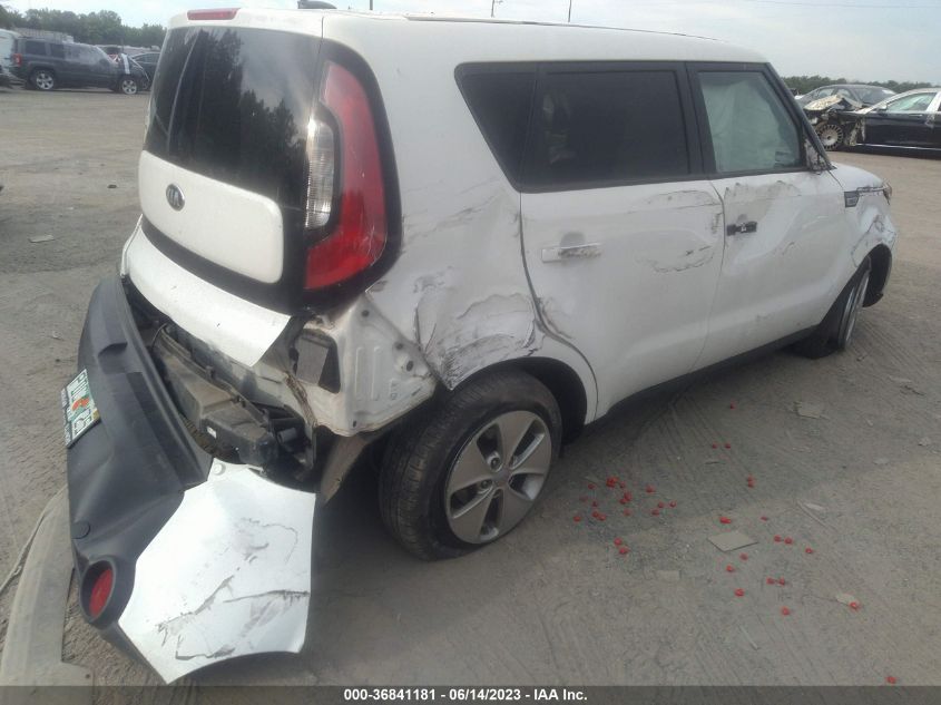 2016 KIA SOUL BASE - KNDJN2A27G7283922