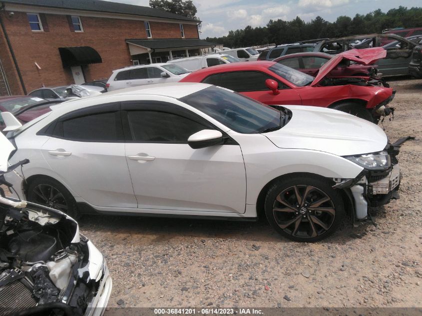 2018 HONDA CIVIC HATCHBACK SPORT - SHHFK7G44JU231684