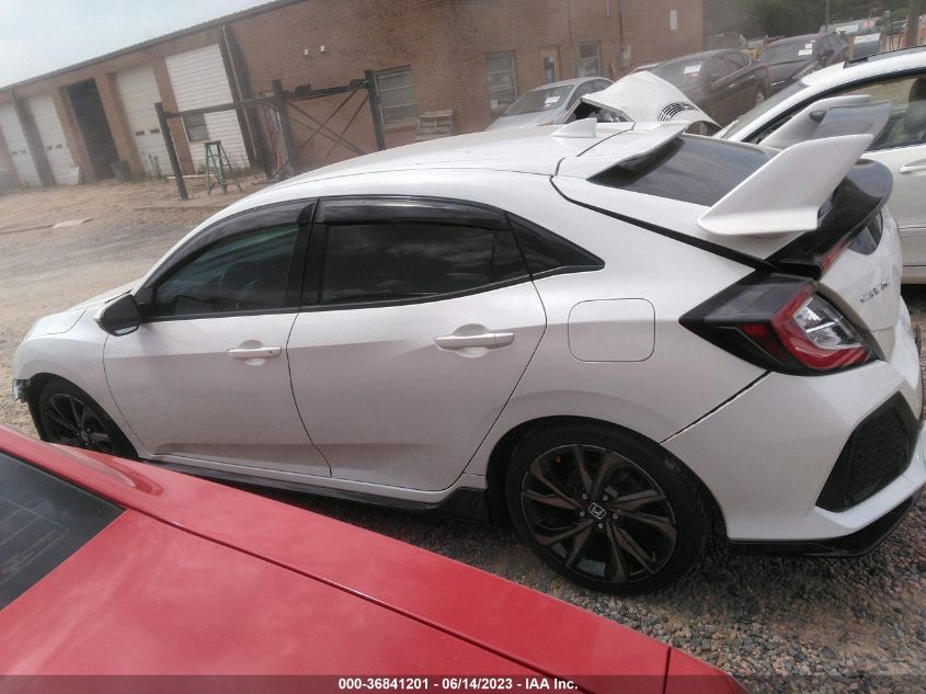 2018 HONDA CIVIC HATCHBACK SPORT - SHHFK7G44JU231684