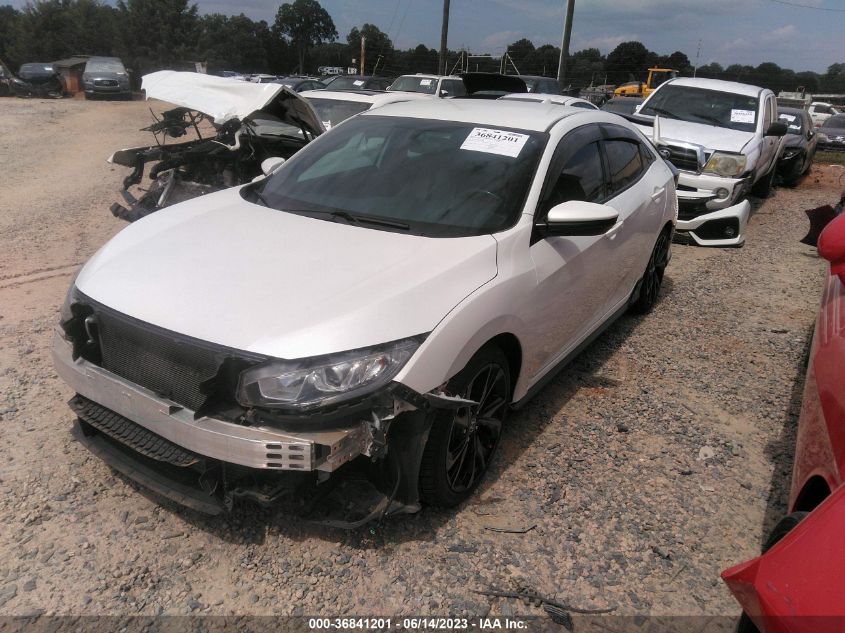 2018 HONDA CIVIC HATCHBACK SPORT - SHHFK7G44JU231684