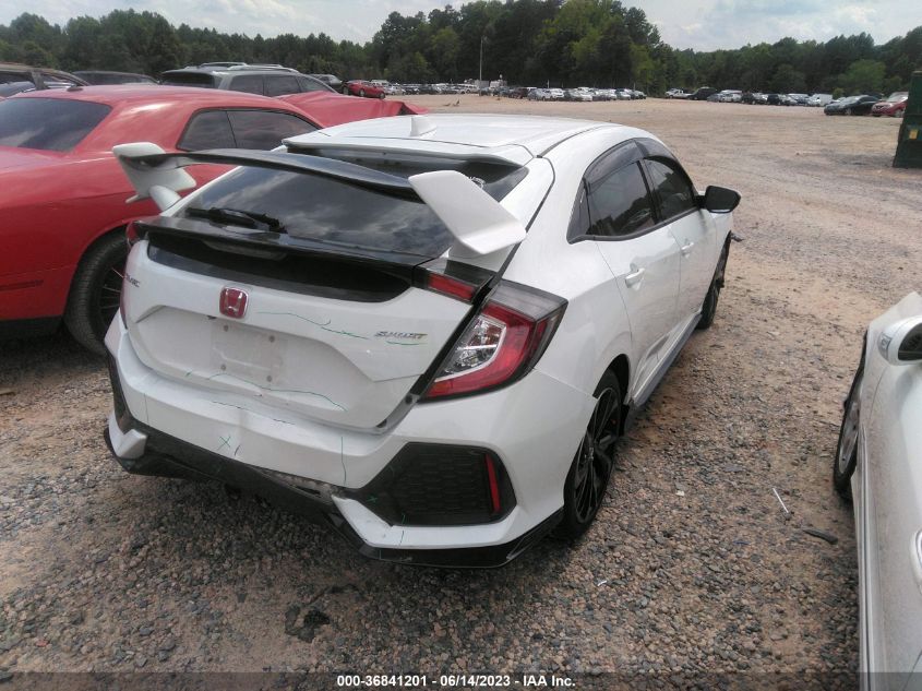 2018 HONDA CIVIC HATCHBACK SPORT - SHHFK7G44JU231684