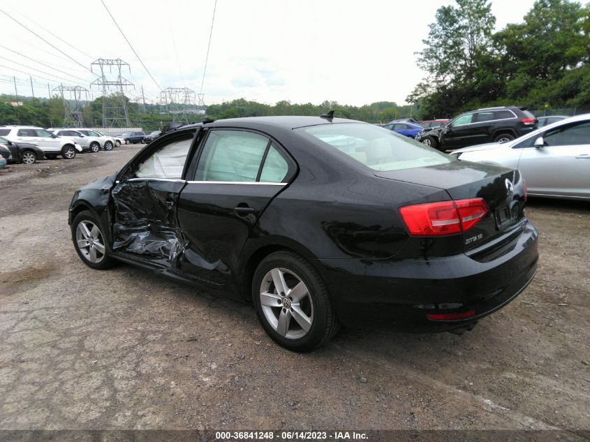 2015 VOLKSWAGEN JETTA SEDAN 2.0L TDI SE - 3VWLA7AJ0FM287594