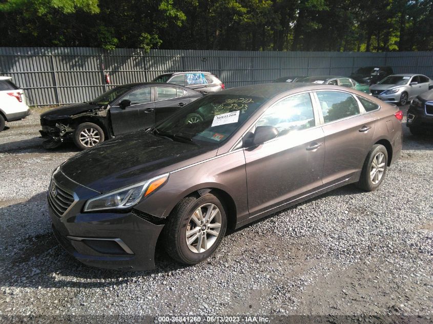 2017 HYUNDAI SONATA 2.4L - 5NPE24AF6HH513939