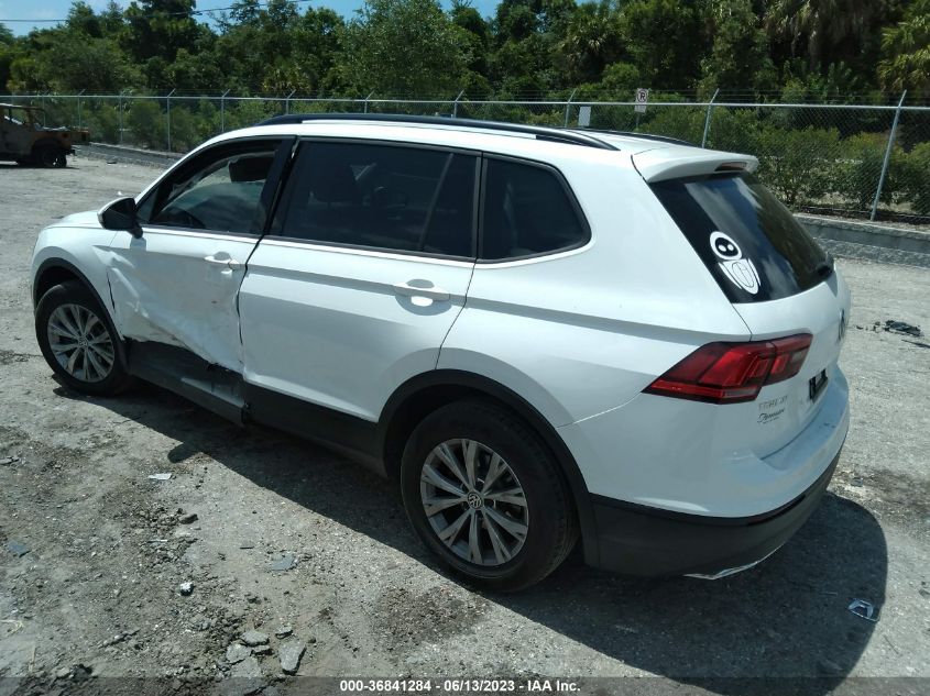 2019 VOLKSWAGEN TIGUAN S - 3VV1B7AXXKM024956