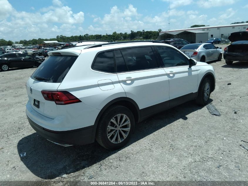 2019 VOLKSWAGEN TIGUAN S - 3VV1B7AXXKM024956