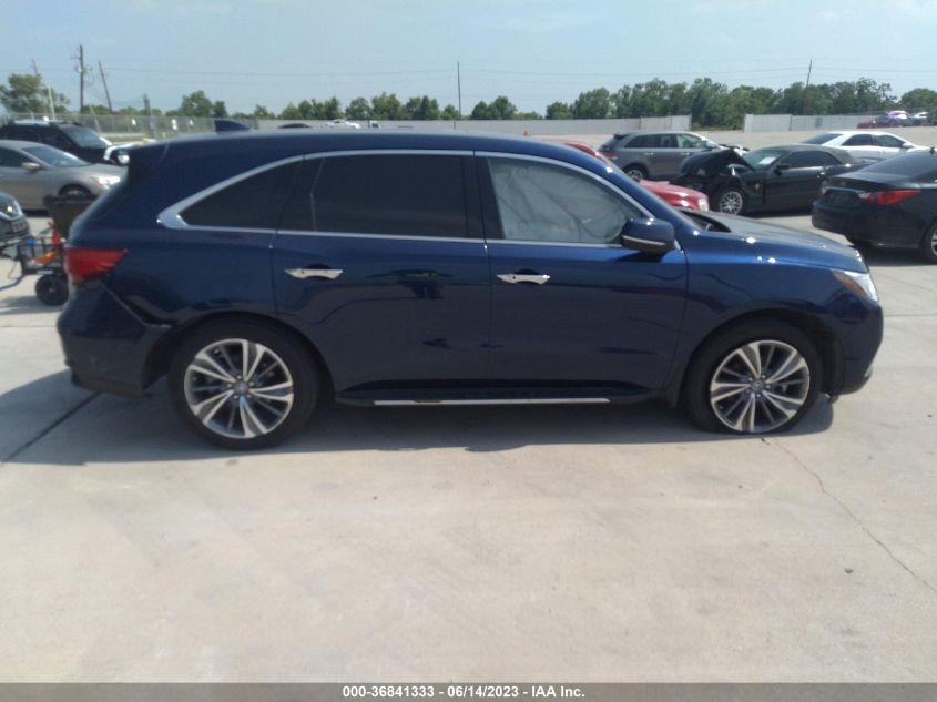 2017 ACURA MDX W/TECHNOLOGY PKG - 5FRYD3H54HB000457