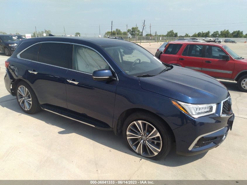 2017 ACURA MDX W/TECHNOLOGY PKG - 5FRYD3H54HB000457