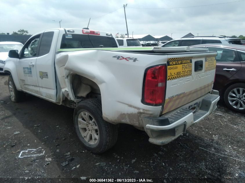 2022 CHEVROLET COLORADO 4WD LT - 1GCHTCEA4N1150191
