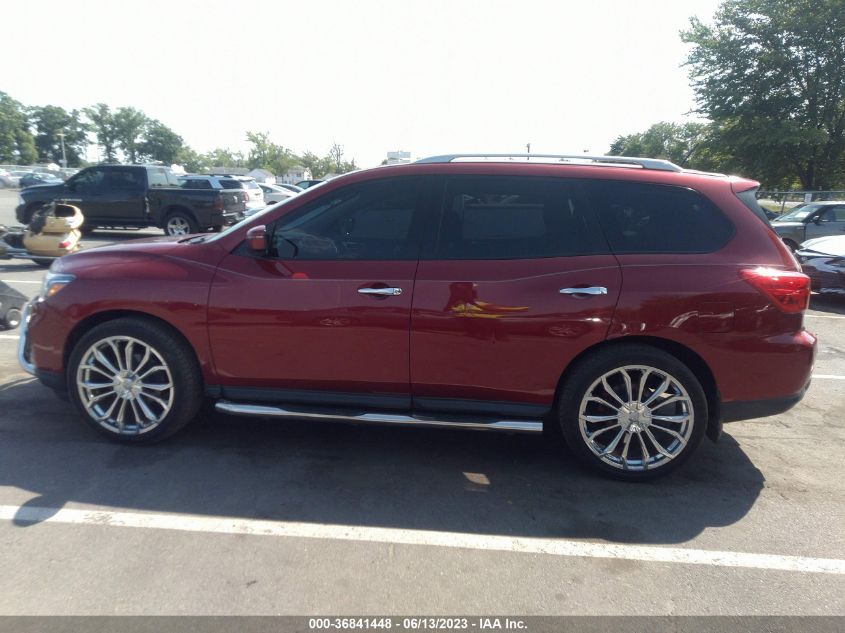 2017 NISSAN PATHFINDER SV - 5N1DR2MM6HC643197