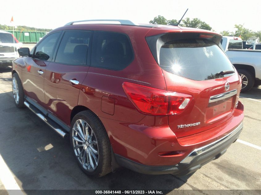 2017 NISSAN PATHFINDER SV - 5N1DR2MM6HC643197