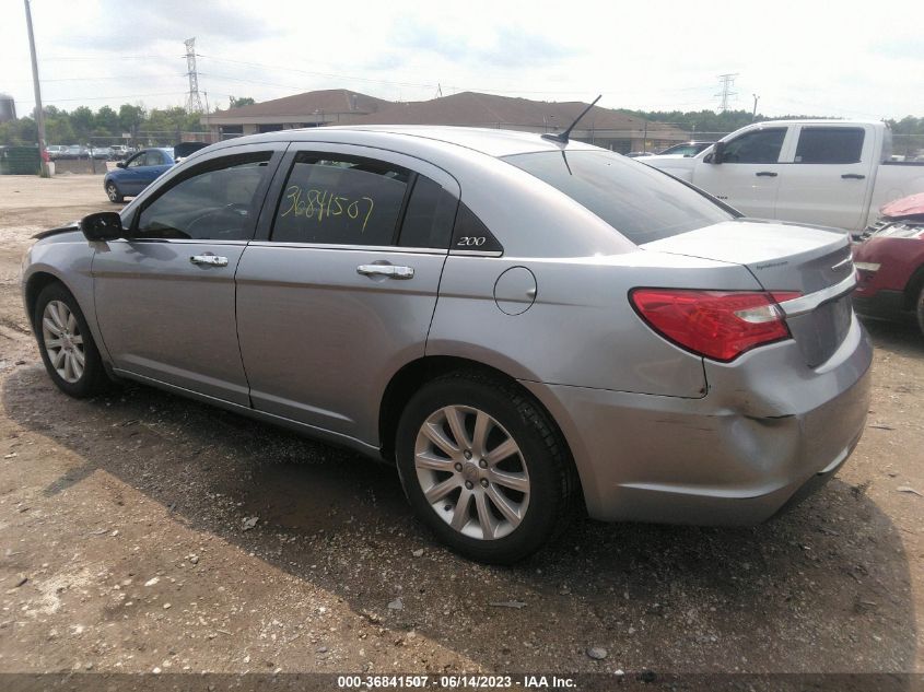 2013 CHRYSLER 200 LIMITED - 1C3CCBCG3DN629614