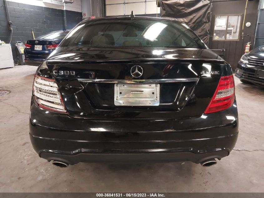 2013 MERCEDES-BENZ C-CLASS C 300 - WDDGF8AB8DR267793