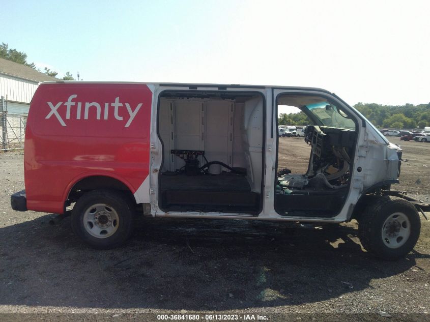 2015 CHEVROLET EXPRESS CARGO VAN - 1GCWGFCF1F1151988