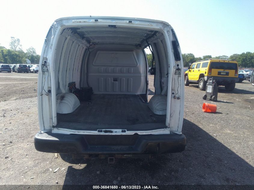 2015 CHEVROLET EXPRESS CARGO VAN - 1GCWGFCF1F1151988