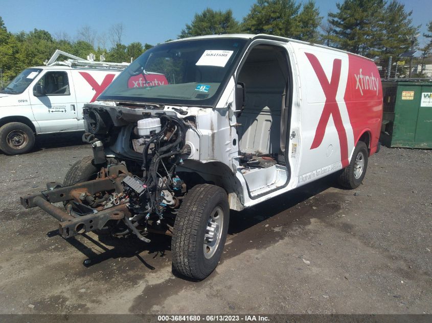 2015 CHEVROLET EXPRESS CARGO VAN - 1GCWGFCF1F1151988