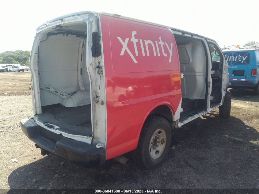 2015 CHEVROLET EXPRESS CARGO VAN - 1GCWGFCF1F1151988