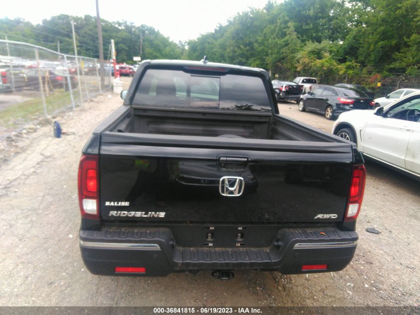 2020 HONDA RIDGELINE RTL-E - 5FPYK3F75LB005551