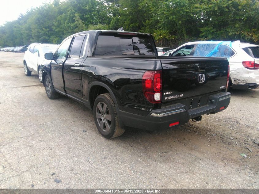 2020 HONDA RIDGELINE RTL-E - 5FPYK3F75LB005551