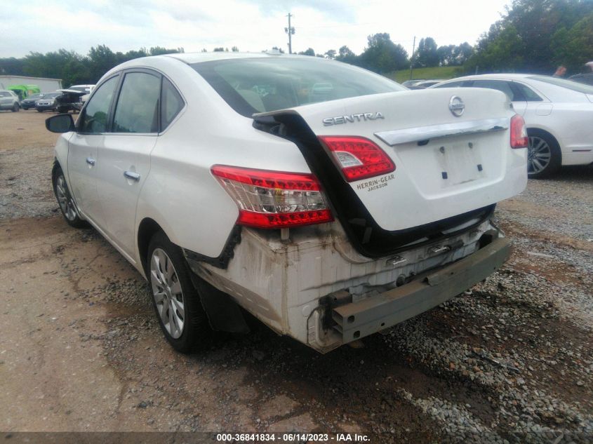 2015 NISSAN SENTRA SV - 3N1AB7AP7FL676589