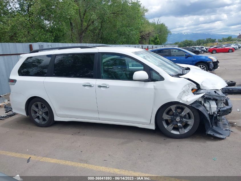 2015 TOYOTA SIENNA SE - 5TDXK3DCXFS616020
