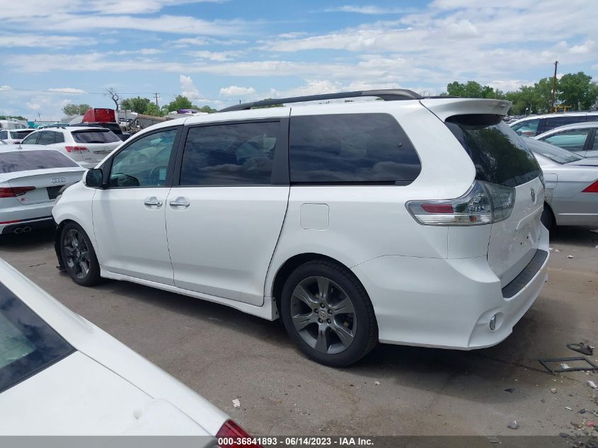 2015 TOYOTA SIENNA SE - 5TDXK3DCXFS616020