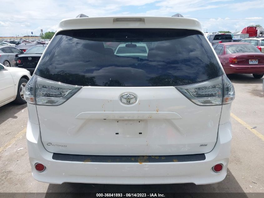 2015 TOYOTA SIENNA SE - 5TDXK3DCXFS616020