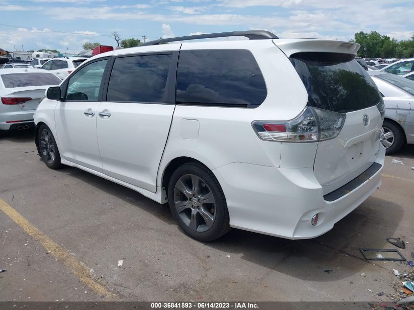 2015 TOYOTA SIENNA SE - 5TDXK3DCXFS616020