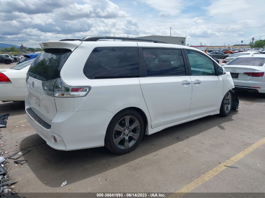 2015 TOYOTA SIENNA SE - 5TDXK3DCXFS616020