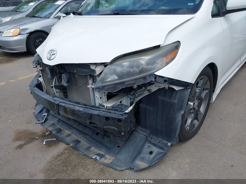 2015 TOYOTA SIENNA SE - 5TDXK3DCXFS616020