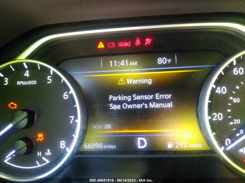 2017 NISSAN MAXIMA SV - 1N4AA6AP2HC410198