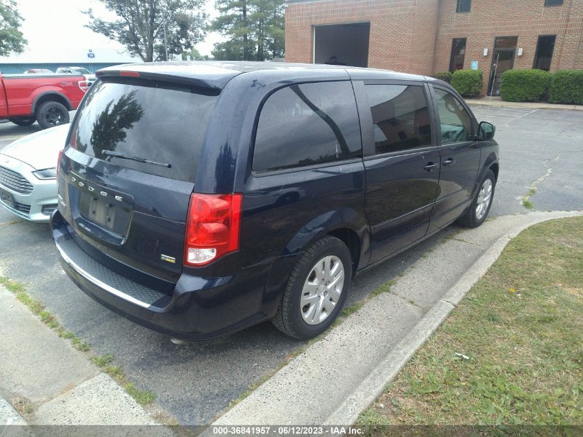 2016 DODGE GRAND CARAVAN SE - 2C4RDGBG4GR106191